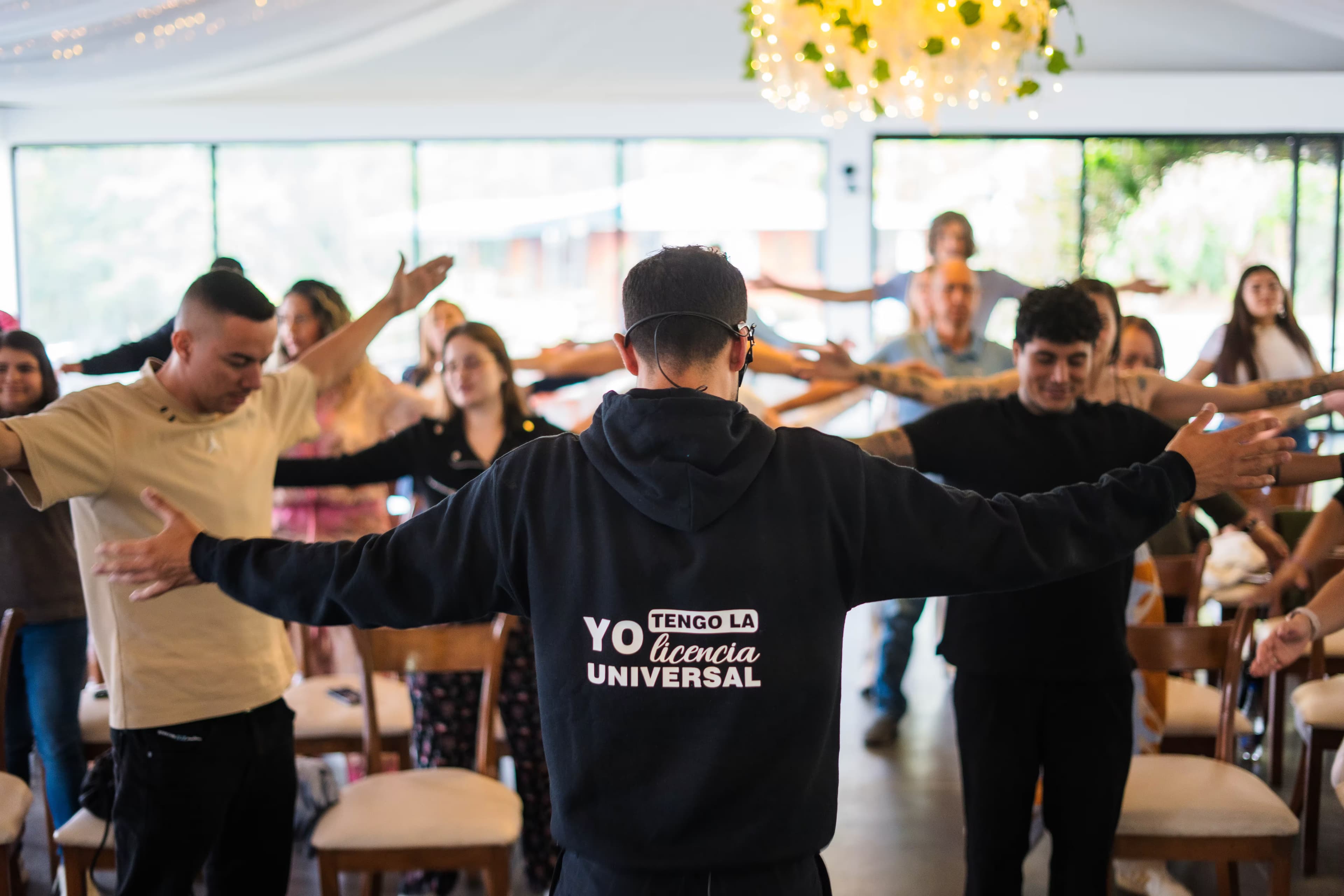 Facilitator guiding a release exercise
