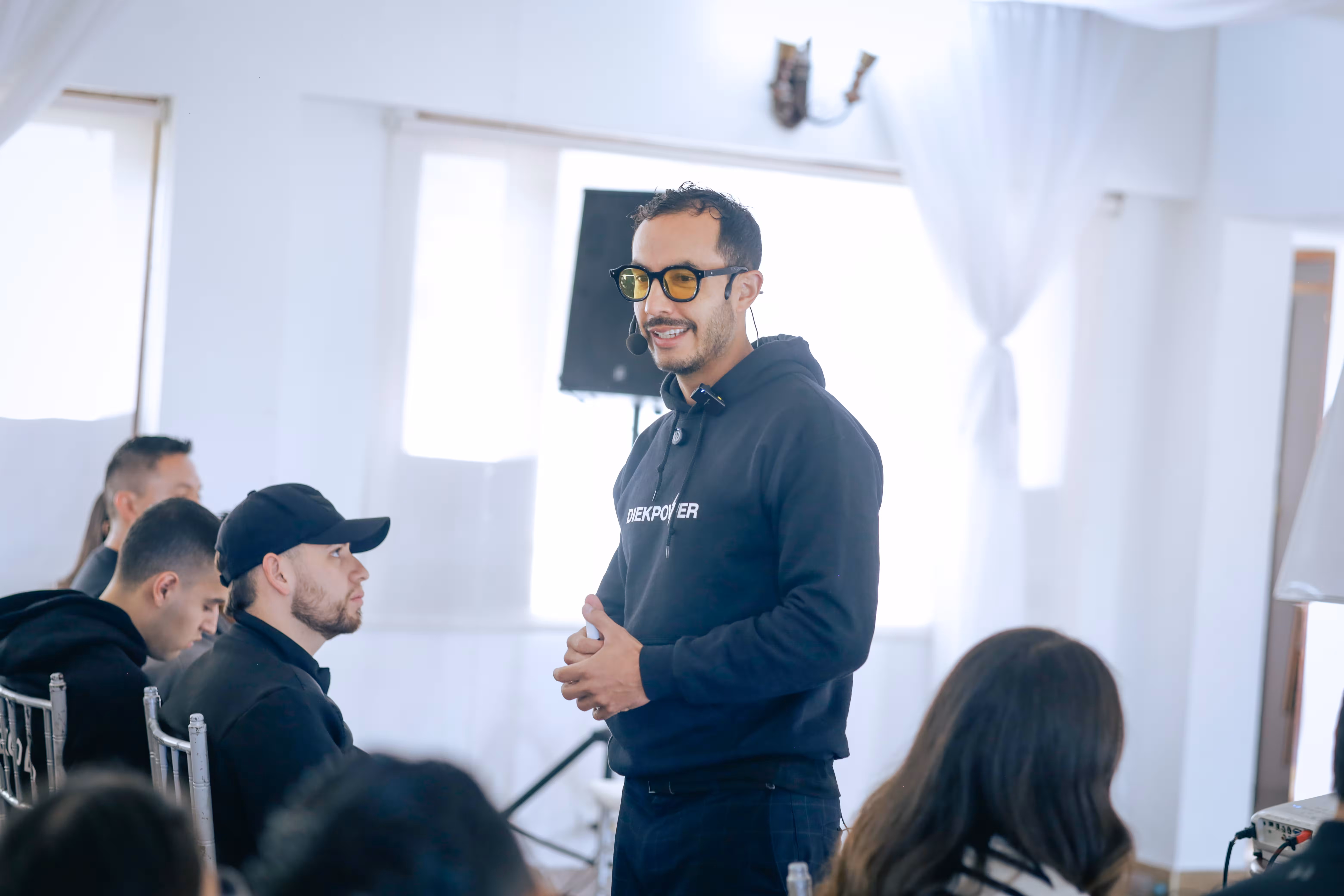 Participants sharing in an integration circle